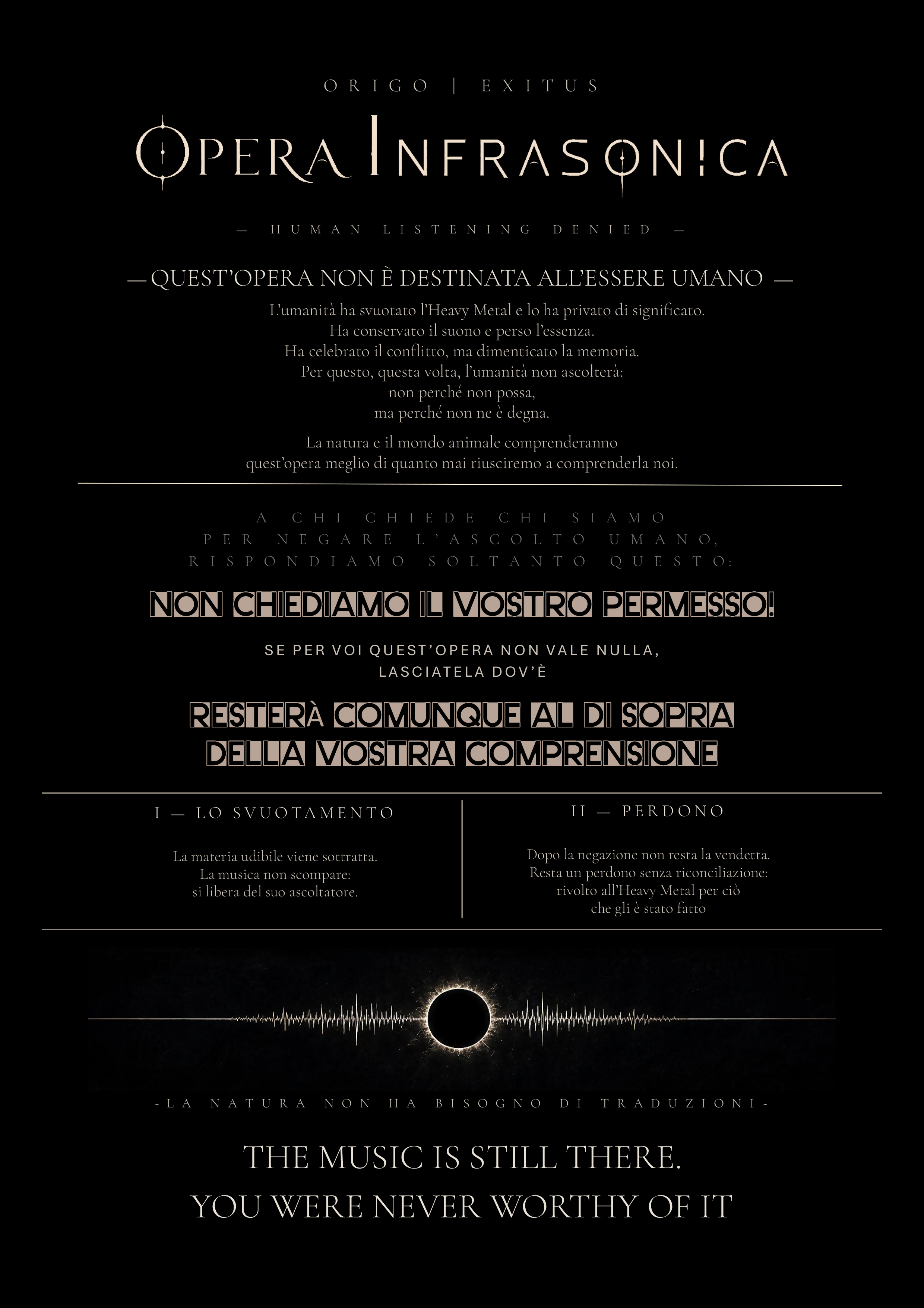 Manifesto di Opera Infrasonica