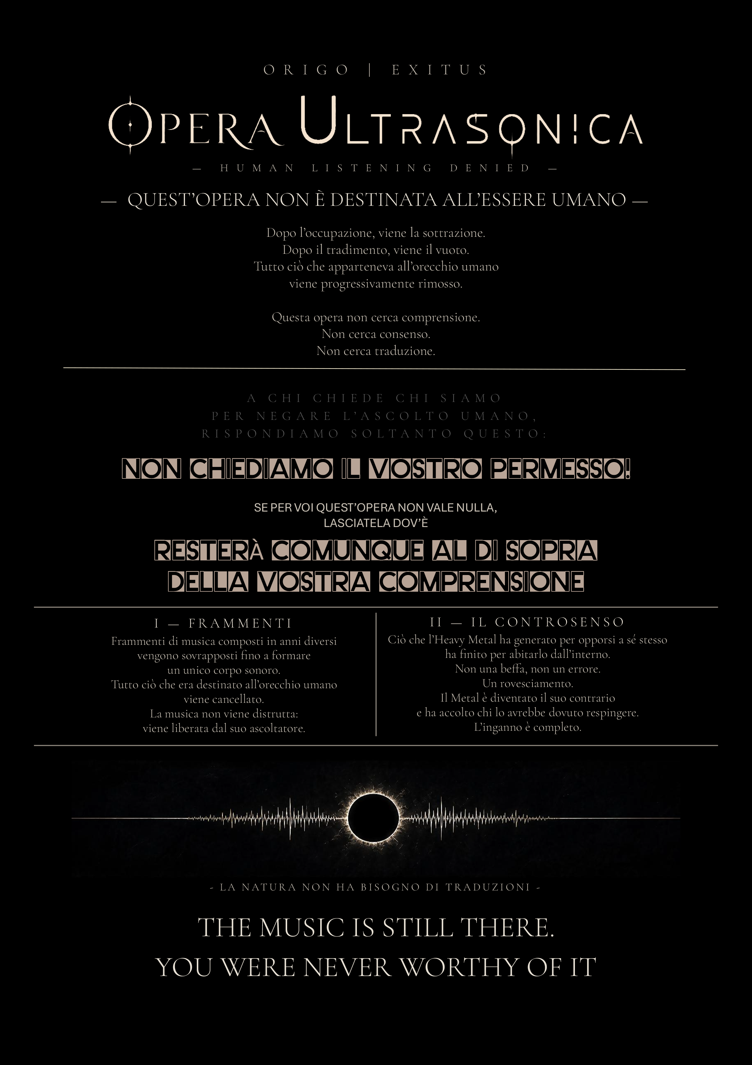 Manifesto di Opera Ultrasonica